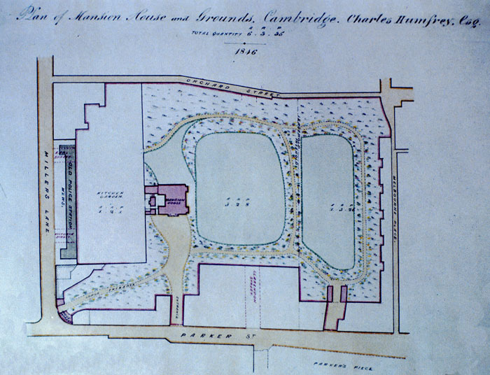Plan, Chas Humfrey's mansion