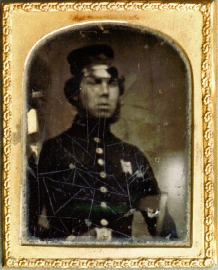 Ambrotype portrait of PC Peak
